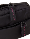 Black Nylon Everyday Crossbody Bag